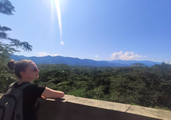Aussichtspunkt in Mexiko über den Dschungel