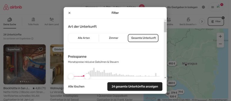 Unterkünfte richtig finden auf Airbnb