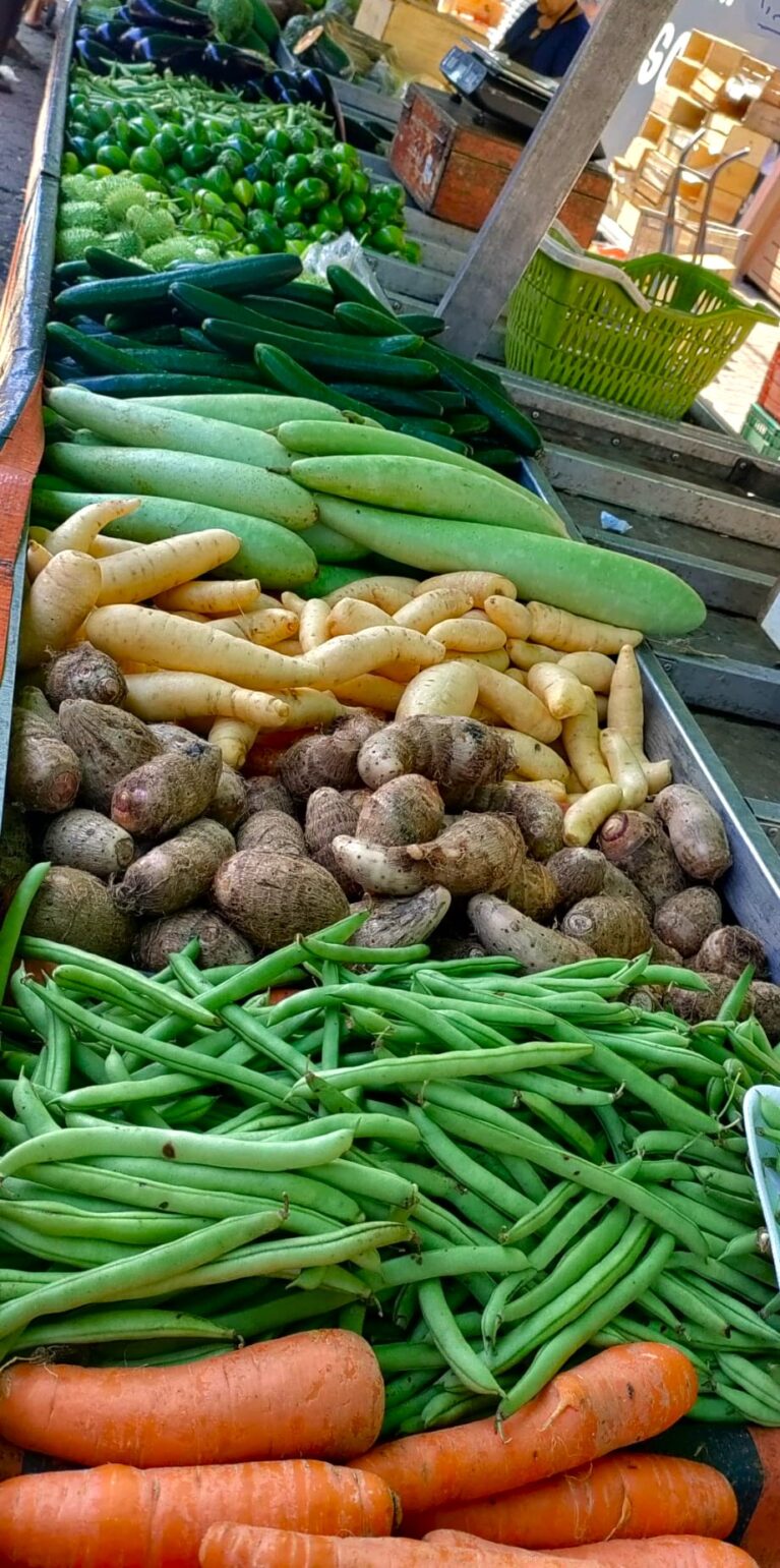 Gemüse auf dem Markt in Brasilien