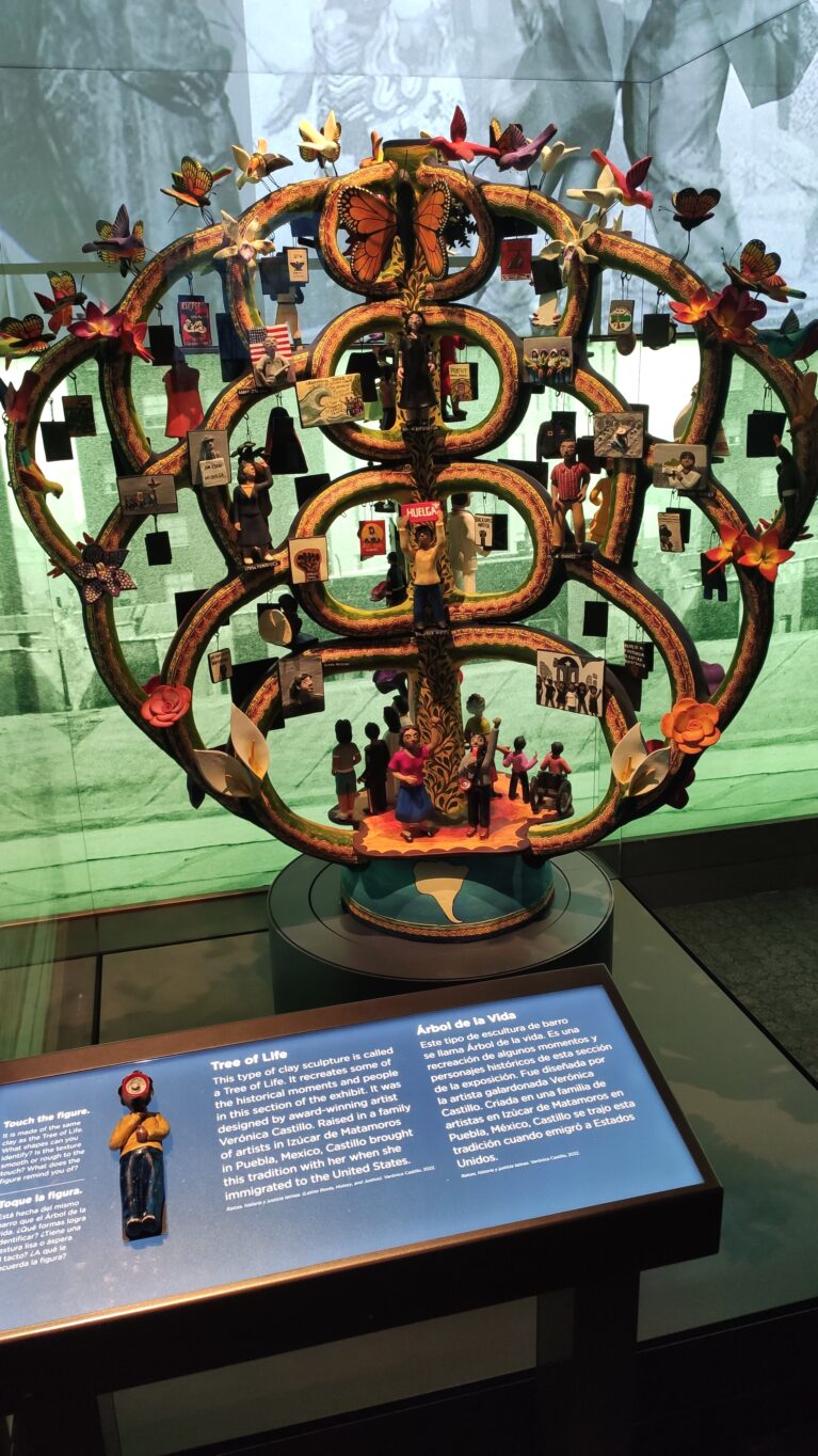 Kunstwerk im amerikanischen Geschichtsmuseum
