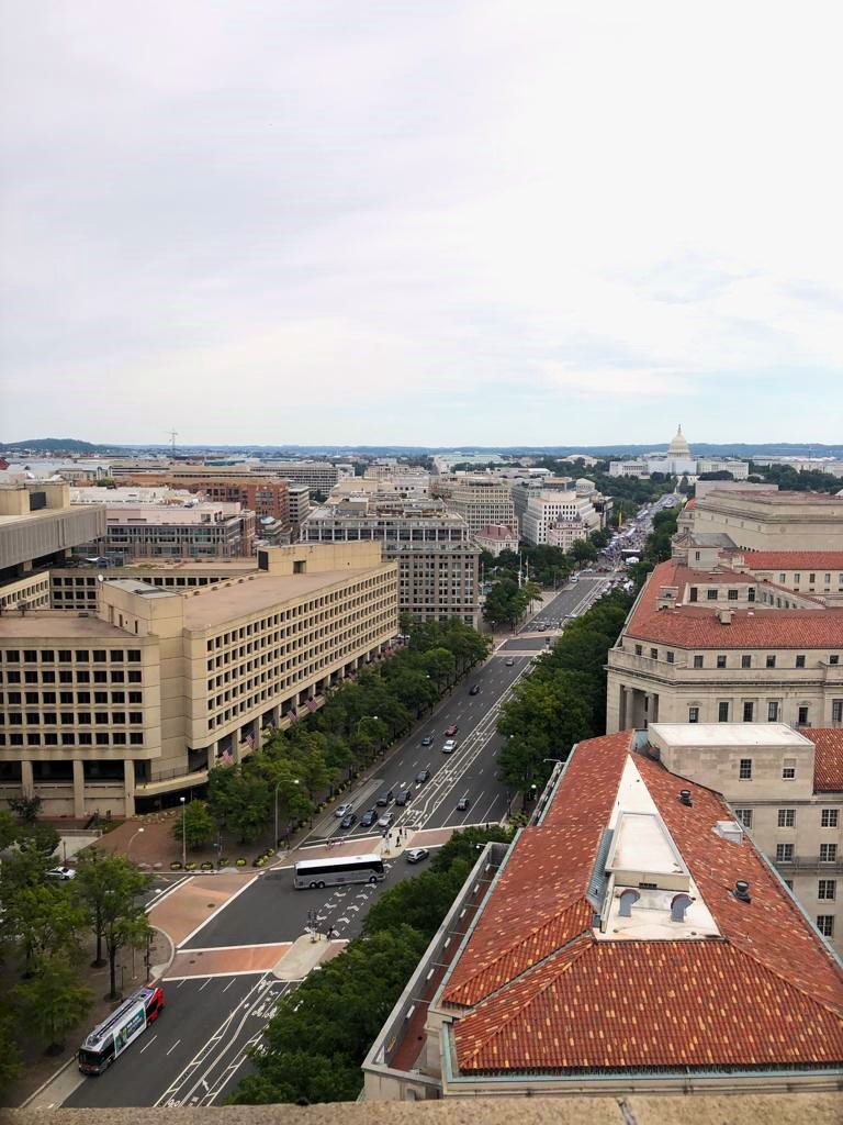 Ausblick vom Old Post Office, Washington DC